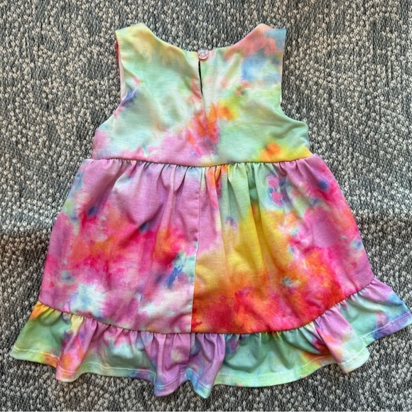 BONNIE BABY Tie Dye Ruffle Dress - 18 Months - Picture 3 of 6